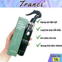 Nước xịt rửa cọ khô daily brush cleaner spray by DuyVu's corner làm sạch cọ nhanh chóng 100ml Tranci