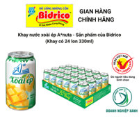 Nước Xoài Ép A*nuta ( Khay 24 lon 330ml ) - Sản phẩm của Bidrico