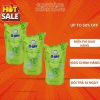 Nước xúc bình sữa Dnee, Nước rửa bình sữa Dnee dạng túi 550ml XL hàng thái .