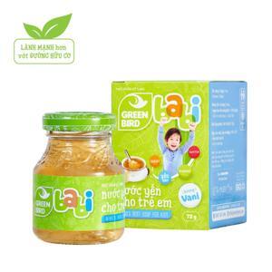 Nước yến cho trẻ em Green Bird Babi 72g