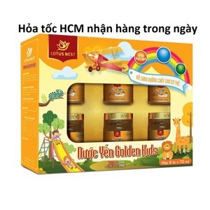 Nước yến dành cho trẻ em Kids Dream Song Yến - Hộp 6 lọ 70ml (13% tổ yến)