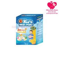 Nước yến Kid’s Nest Plus cho trẻ em hương cam lọ 70ml