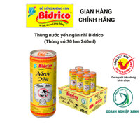 Nước Yến Ngân Nhĩ Bidrico ( Thùng 30 lon 240ml )