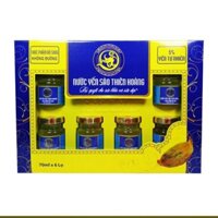 Nước Yến Nguyên Chất Thiên Hoàng Không Đường 15% (6 lọ x70ml) kèm túi giấy