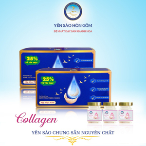 Nước yến Sanest collagen Khánh Hòa - Lốc 6 lọ 70ml