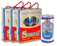 NƯỚC YẾN SANEST KHÔNG ĐƯỜNG hộp 6lon (thùng 10 hộp)