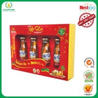 Nước Yến Sào Nest100 Củ Sâm Ginnest - Hộp 4 Chai 170ml