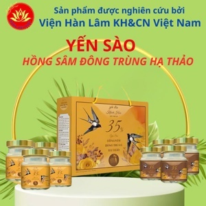 Nước yến sào nhân sâm Khánh Hòa - Lốc 6 lọ 70ml