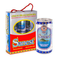 Nước Yến Sào Sanest Khánh Hòa Không Đường Lon 190ml – Hộp 6 Lon (003H6)