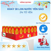 Nước yến sào thiên nhiên 2% (30 lon)