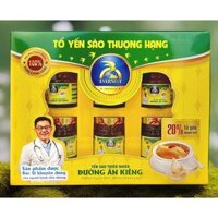 Nước yến sào thiên nhiên ĐƯỜNG ĂN KIÊNG 20% tổ yến cao cấp (6 lọ x 70ml)