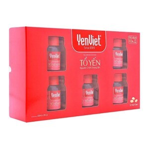 Nước yến sào Yến Việt hương sen hộp 5 hũ x 65ml