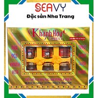 Nước Yến Vinest Khánh Hòa tổ yến chưng đường phèn 25% yến, giàu canxi, hộp 6 lọ