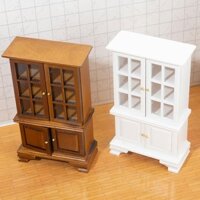 Nuolux 1 Phụ Kiện Bằng Gỗ Nhà Búp Bê Nhà Thu Nhỏ 1: 12 Tủ Bếp Nội Thất Nhà Búp Bê Tủ Cho Nội Thất Tủ