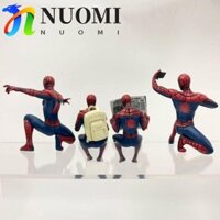 Nuomi 4 Cái / bộ Đồ Chơi Mô Hình Người Nhện, Marvel Selfie Spider Man Đồ Chơi Sưu Tập, Trang Trí Nhà Cửa Ba Lô Siêu Anh Hùng Cổ Điển Người Nhện Nhân Vật Truyện Tranh Quà Sinh Nhật