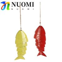 Nuomi Cá Koi Chuông Gió, Đuôi Cá Thiết Kế Chắc Chắn Mặt Dây Chuyền Cá Koi Màu, Cá Koi Kim Loại Màu Cá Koi Cá Cá Treo Đồ Trang Trí Trang Trí Sân Vườn