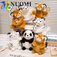 Nuomi Con Rối Tay Động Vật, Băng Đô Nhồi Bông Hổ Tay Con Rối, Đáng Yêu Sang Trọng Lông Tơ Gấu Trúc Hổ Con Rối Đồ Chơi Trẻ Em