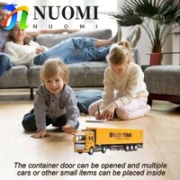Nuomi Container Vận Chuyển Đồ Chơi Xe Tải, Đồ Chơi Mô Hình Xe Ô Tô Nhựa Vận Chuyển Xe Đồ Chơi, Hợp Kim Thú Vị Đồ Chơi Trẻ Em Quà Tặng Sinh Nhật