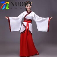 Nuomi Hanfu Đầm Dài, Tay Dài Chắp Vá Trung Quốc Đường Phù Hợp Với, Đầm Khiêu Vũ Sườn Xám Thời Trang Váy Biểu Diễn Trang Phục Truyền Thống Trung Quốc Cosplay