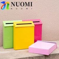 NUOMI Hộp báo NUOMI, Hộp thư kim loại đa chức năng sáng tạo, Hộp Email treo tường tối giản bằng sắt phong cách Mỹ Trang chủ