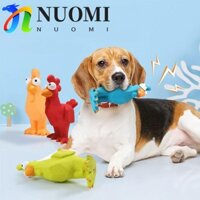 NUOMI Nuomi Cao Su La Hét Gà, Đồ Chơi Cho Chó Squeaky Mô Phỏng Chống Nhai, Sáng Tạo Linh Hoạt Bền Dễ Dàng Vệ Sinh Thú Cưng Bóp Âm Thanh Đồ Chơi Chó Con