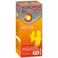 Nurofen® Junior Fieber- und Schmerzsaft Erdbeer 2%, 100 ml