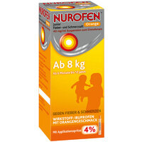 Nurofen® Junior Fieber- und Schmerzsaft Orange 4%, 100 ml