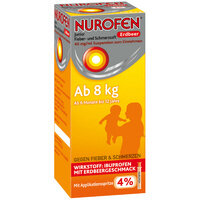 Nurofen® Junior Fieber- und Schmerzsaft Erdbeer 4%, 100 ml