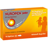 Nurofen® Junior Zäpfchen 60 mg, 10 St