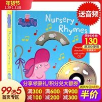 Nursery Rhymes Nursery Rhymes lợn trang Peppa Pig Peppa Pig tiếng Anh ban đầu loạt kidsREAD đọc sách cha-con picture bảng câu chuyện cuốn sách cuốn sách + CD Đồ chơi giáo dục