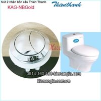 Nút 2 nhấn tròn bồn cầu Thiên Thanh Gold KAG-NBGold