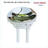 Nút 2 nhấn xả bồn cầu nút nhấn cầu xả 2 nhấn tròn nút xả cầu  Kace KAG-NB26