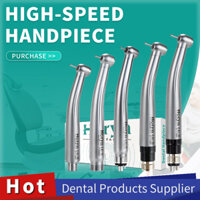 Nút ấn nha khoa Tay cầm tốc độ cao Tua bin không khí Ba nước Xịt tay 4 lỗ 2 lỗ lỗ