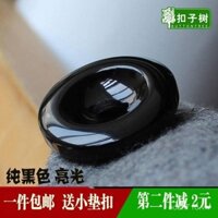 Nút áo khoác cashmere cao cấp cho nam và nữ, nút áo khoác trench coat, áo len cardigan, nút lớn tròn áo sơ mi đen bóng