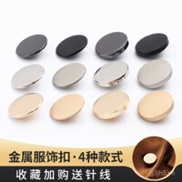 Nút áo khoác đa năng cho phụ nữ, nút kim loại cho áo khoác len lớn, nút áo khoác cashmere cho nam, nút áo len