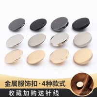 Nút áo khoác đa năng cho phụ nữ, nút kim loại cho áo khoác len lớn, nút áo khoác cashmere cho nam, nút áo len
