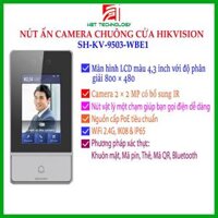 Nút bấm chuông cửa HIKVISION SH-KV9506-WBE1,2x2 camerra 2MP, nhận diện khuôn mặt, chống nước IP65