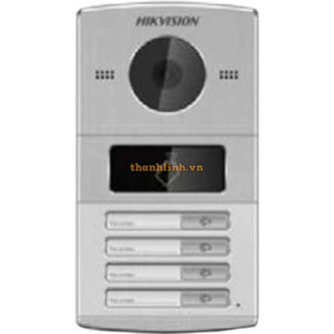 Nút bấm chuông cửa IP 4 cổng cho villa Hikvision HIK-IP8004IM