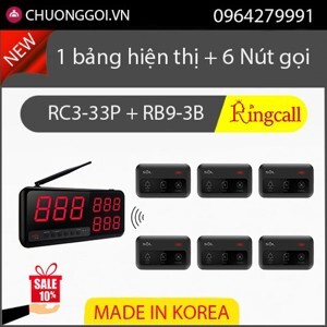 Nút bấm chuông gọi RINGCALL RB9-3B