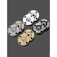 Nút bấm kim loại cho áo khoác len, nút bấm vô hình cho áo len cashmere, nút tròn cho trang phục nữ