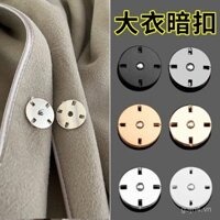 Nút bấm kim loại, nút áo khoác cao cấp, nút áo khoác len cashmere lớn cho phụ nữ, nút bấm quần áo vô hình, nút mẹ và con