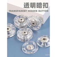 Nút bấm trong suốt vô hình cho áo sơ mi, nút bấm chống lộ cho quần áo trẻ em, áo len, nút vô hình, khóa bấm