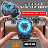 Nút bắn ff Pubg Mobile XG10 kèm quạt tản nhiệt