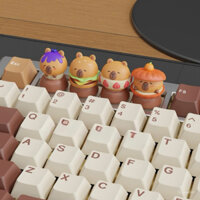 Nút Bàn Phím Capybara Đồ Ăn Dễ Thương - Food Capybara Keycap