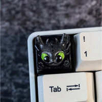 Nút bàn phím rồng răng sún, keycap toothless, có thể dùng làm quà tặng, SA profile
