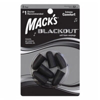 Nút Bịt Tai Chống Ồn Mack’s Black Out Màu Đen