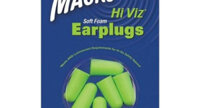 Nút bịt tai chống ồn Macks Soft Foam chất liệu cao su non mềm (3 đôi), Hi Viz Soft Foam Earplugs