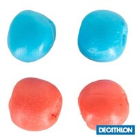 Nút bịt tai silicone đi bơi màu đỏ xanh dương DECATHLON NABAIJI 8342902