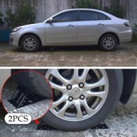 Nút chặn bánh xe ô tô Cấu trúc hình tam giác ổn định Màu đen nhỏ gọn Tiện lợi chống trượt Xe chuyên nghiệp hạng nặng Ổn định