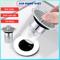 Nút chặn lỗ thoát nước bồn rửa mặt nhà tắm Nắp ấn xả chống mùi hôi, gián, côn trùng, chắn rác chống tắc đường ống- PK171